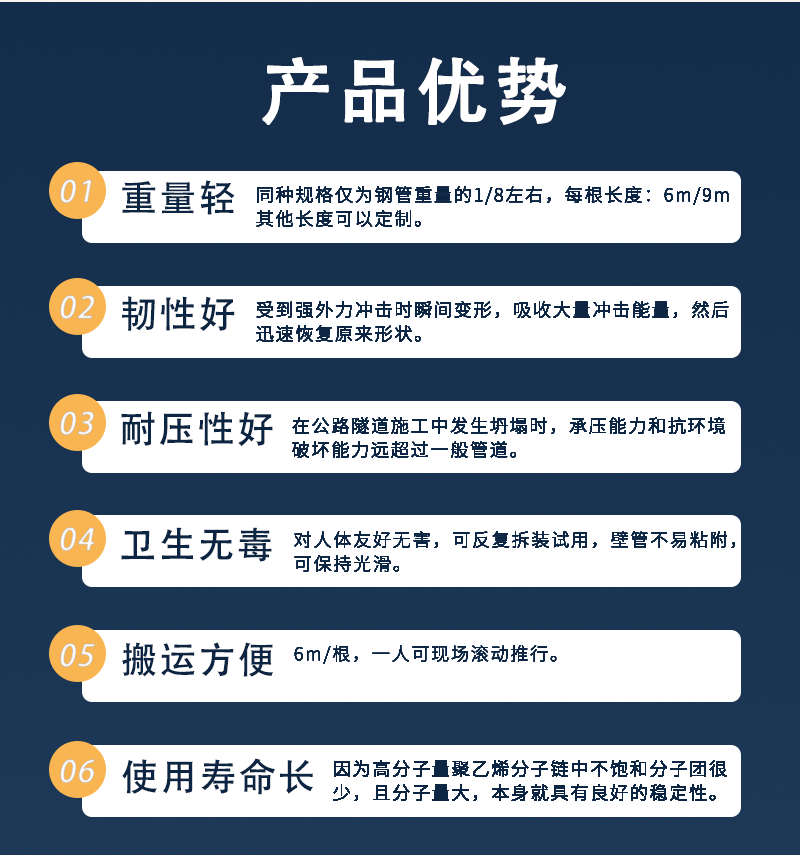 正舉新材生產(chǎn)廠(chǎng)家第三代隧道逃生管道口徑1米優(yōu)勢明顯(圖3)